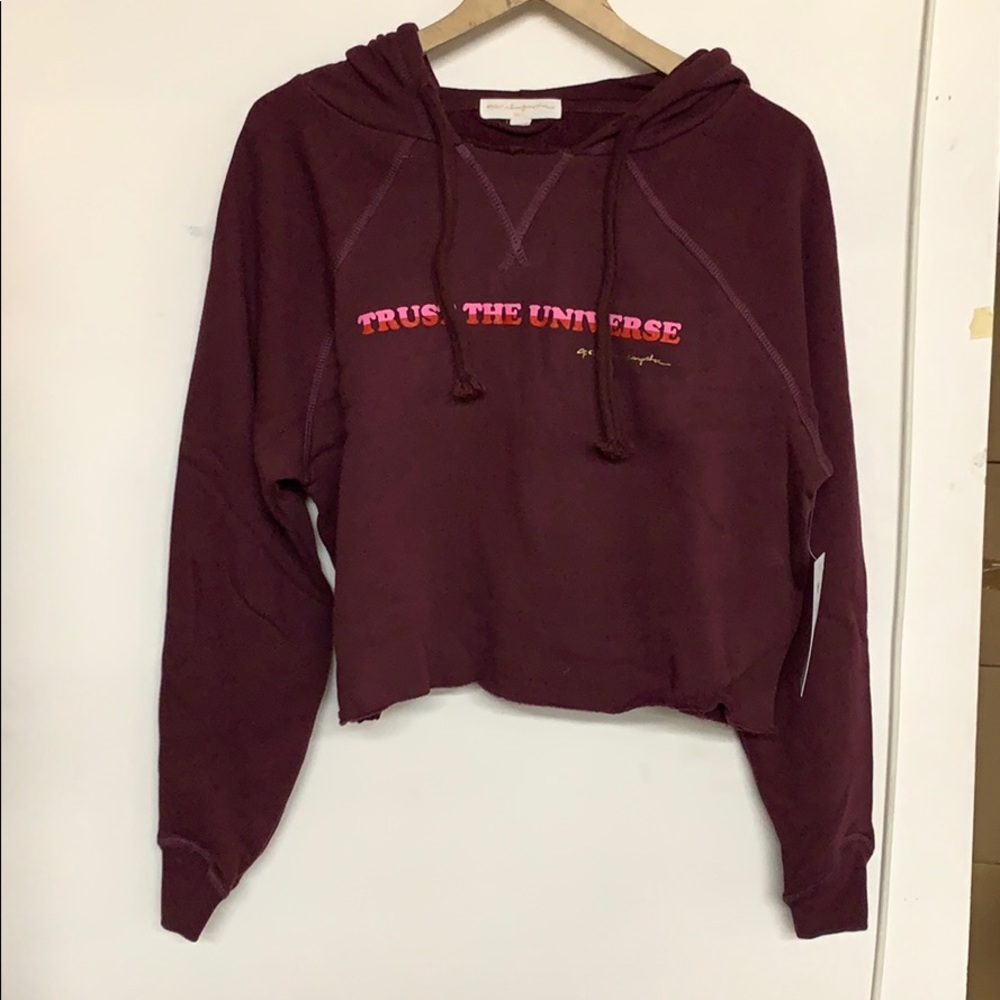 Spiritual Gangster trust Stella rocket hoodie wine
